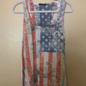 Multicolored Graphic Sleeveless Tank Top